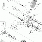 Enduro 600HO SDI Привод гусеницы