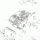 Touring V-1000 Двигатель и крепление