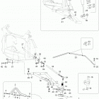 Rave 800 Передняя подвеска и лыжи