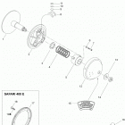 Safari 400E 05- Drive Pulley, 400E