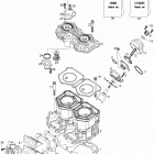 Rave 800 01- Cylinder And Reed Valve
