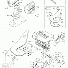 Explorer 550 01- Engine Mount Plate / Muffler