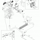 Enduro 500/RC 01- Radiator, Hoses