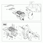 Enduro 550 F 01- Fan Housing