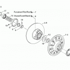 Enduro 500/RC Ведомый шкив