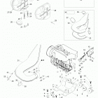 Explorer 550 F 01- Engine Mount Plate / Muffler