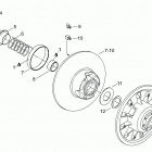 Enduro 550 F Ведомый шкив