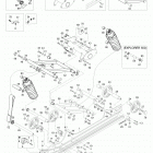 Explorer 550 F Задняя подвеска