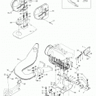 Enduro 550 F 01- Engine Mount Plate / Muffler