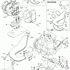 Super Touring 500 01- Engine Mount Plate / Muffler