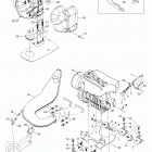 Explorer 500 01- Engine Mount Plate / Muffler
