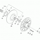 Ranger LCE Ведомый шкив