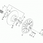 Touring 500 LC Ведомый шкив
