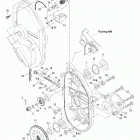 Touring 500 F Картер трансмиссии