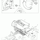 Touring 500 LC 01- Engine Mount Plate / Muffler