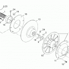 G-Touring 500 Ведомый шкив