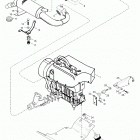Forest 440 01- Engine Mount Plate / Muffler