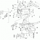 ZR 5000 LXR 137 BLACK Передний бампер и рама