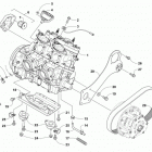 M 6000 SE ES 153 GREEN Опора двигателя и вариатор
