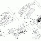 ZR 4000 SNO PRO 129 GREEN Поддон и обтекатели