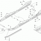 XF 7000 CROSSTOUR ORANGE Рельс скольжения и гусеница