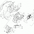 ZR 4000 SNO PRO 129 GREEN Капот и воздуховоды