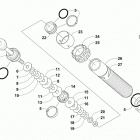 M 6000 SE ES 153 GREEN Передний амортизатор
