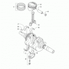 BEARCAT 3000 LT BLUE Коленчатый вал и поршни