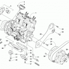 M 8000 MOUNTAIN CAT 162 GREEN Опора двигателя и вариатор
