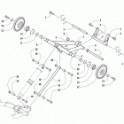 XF 6000 HIGH COUNTRY 141 ORANGE Задняя подвеска ,задний рычаг