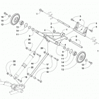 M 6000 SNO PRO 153 GREEN Задняя подвеска ,задний рычаг