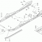 PANTERA 7000 LTD Black (US) Рельс скольжения и гусеница