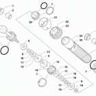 M 6000 SE ES 153 GREEN Задняя подвеска ,задний амортизатор