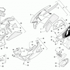 M 6000 SE ES 153 GREEN Поддон и обтекатели
