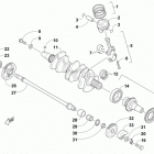 PANTERA 7000 LTD Black (US) Поршни и коленвал