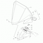 BEARCAT 7000 XT BLUE Ветровое стекло и панель инструментов