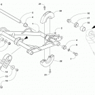 M 8000 MOUNTAIN CAT 162 GREEN Задняя подвеска ,передний рычаг