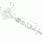 LYNX 2000 LT BLACK Привод сцепления