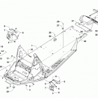 LYNX 2000 BLACK Задний бампер и брызговик
