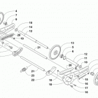 PANTERA 7000 XT LTD BLACK Шарнирные салазки рамы