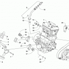 BEARCAT 3000 LT BLUE Опора двигателя и вариатор