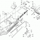 M 6000 SNO PRO 153 GREEN Тунель ,задний бампер и брызговик
