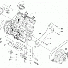 ZR 8000 LTD ES 129 BLACK Опора двигателя и вариатор