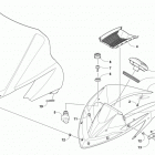 BEARCAT 3000 LT BLUE Ветровое стекло и панель инструментов