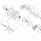 ZR 4000 SNO PRO 129 GREEN Вал приводной трака и тормоза