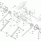 ZR 5000 LXR 137 BLACK Задняя подвеска ,задний рычаг