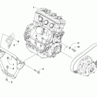 PANTERA 7000 LTD BLACK Опора двигателя и вариатор