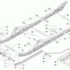 M 6000 SNO PRO 153 GREEN Рельс скольжения и гусеница