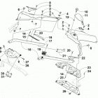 LYNX 2000 BLACK Крепление сидения
