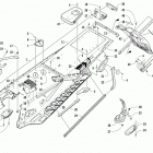 ZR 4000 SNO PRO 129 GREEN Тунель ,задний бампер и брызговик